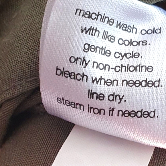 ELIZABETH AND JAMES Shorts High Waisted With Belt Olive Green Women's‎ Size 6 - Picture 13 of 13